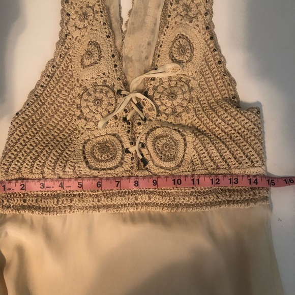 Haute hippie sleeveless crotchet/bedded Dress - Picture 8 of 8